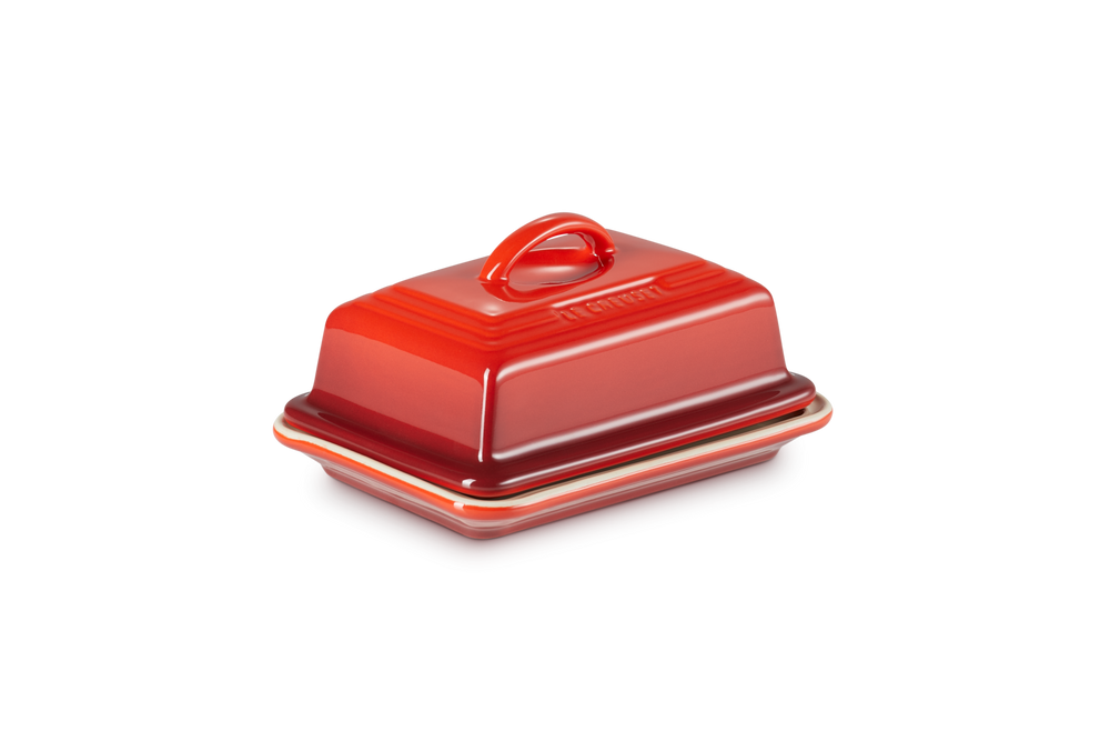 Le Creuset Butter dish - cherry red