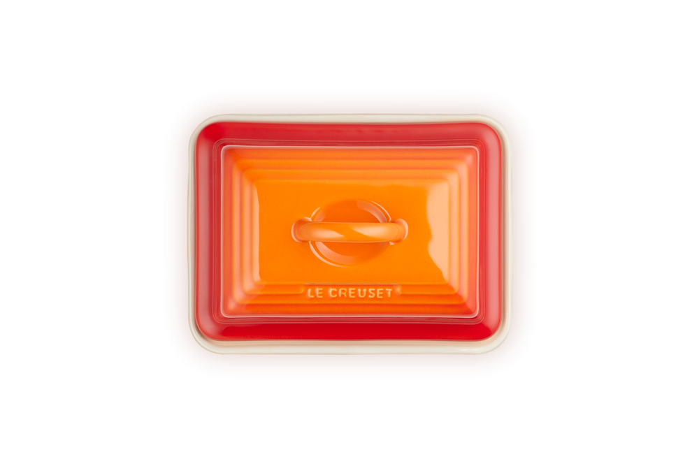 Le Creuset Butter dish - Orange red