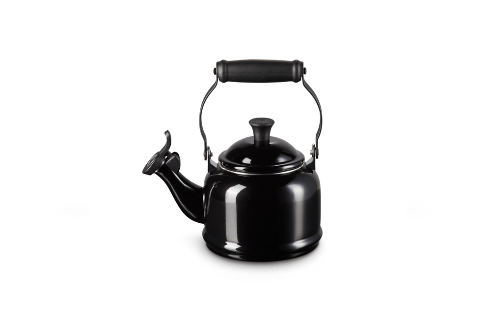 Le Creuset Whistling kettle Demi - Ebony black - 1.1 liter - induction suitable -.