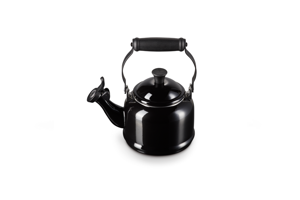 Le Creuset Whistling kettle Demi - Ebony black - 1.1 liter - induction suitable -.