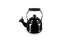 Le Creuset Whistling kettle Demi - Ebony black - 1.1 liter - induction suitable -.