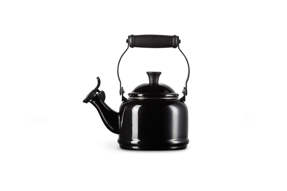 Le Creuset Whistling kettle Demi - Ebony black - 1.1 liter - induction suitable -.