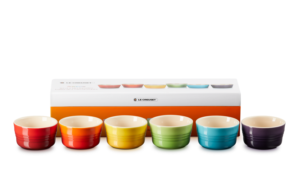 Le Creuset Ramekins - Rainbow - ø 8 cm / 100 ml - 6 pieces