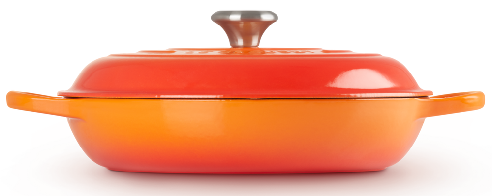 Le Creuset Casserole Signature - Campagnard - Orange red - ø 30 cm / 3.5 liters