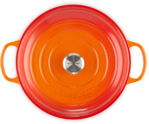 Le Creuset Casserole Signature - Campagnard - Orange red - ø 30 cm / 3.5 liters