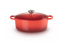 Le Creuset Casserole Signature - Oval - Cherry red - ø 29 cm / 4.7 liters