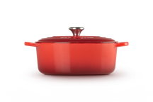 Le Creuset Casserole Signature - Oval - Cherry red - ø 29 cm / 4.7 liters