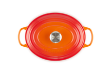 Le Creuset Casserole Signature - Oval - Orange red - ø 29 cm / 4.7 liters