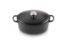 Le Creuset Casserole Signature - Oval - Matte Black - ø 29 cm / 4.7 liter