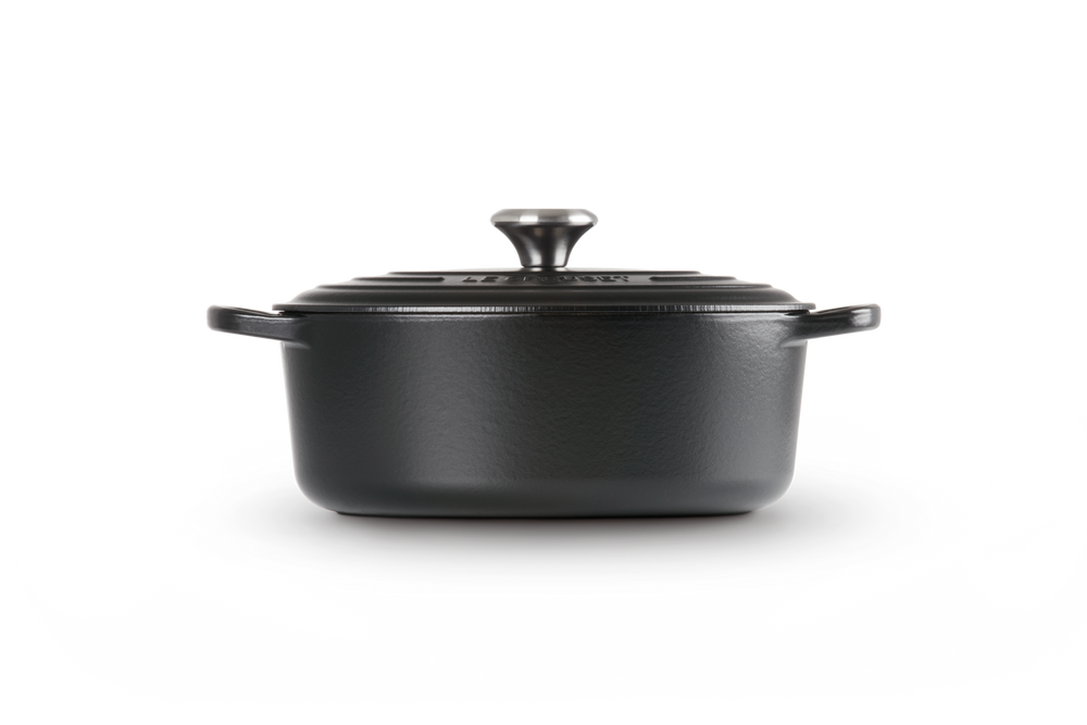 Le Creuset Casserole Signature - Oval - Matte Black - ø 29 cm / 4.7 liter