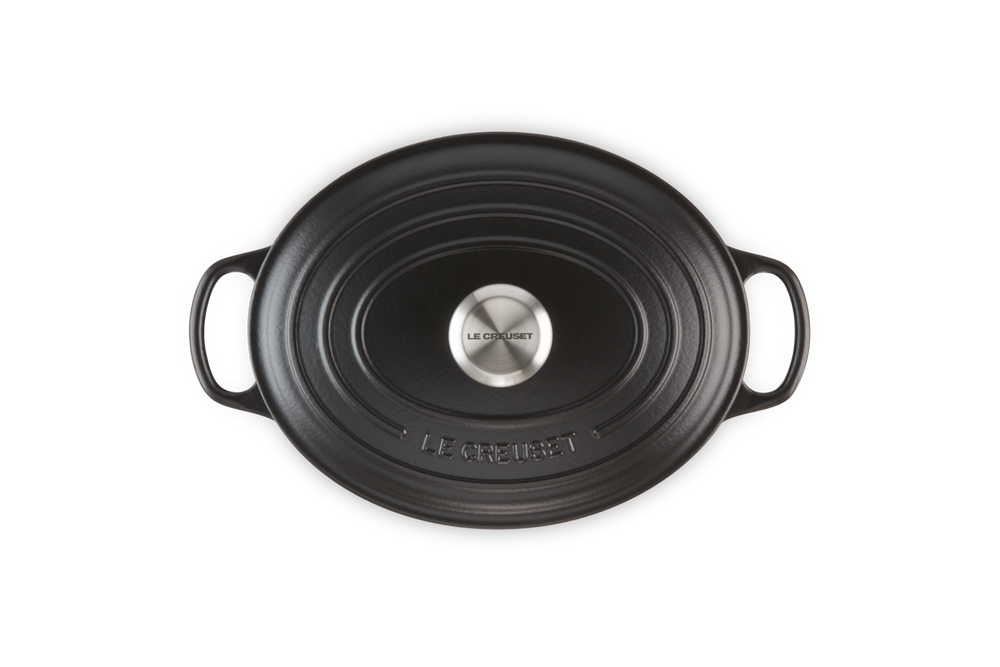 Le Creuset Casserole Signature - Oval - Matte Black - ø 29 cm / 4.7 liter