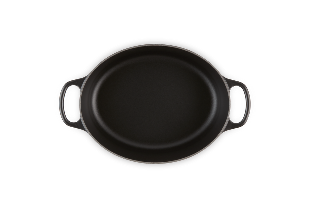 Le Creuset Casserole Signature - Oval - Matte Black - ø 29 cm / 4.7 liter