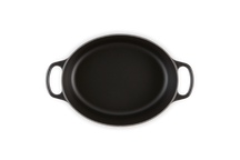 Le Creuset Casserole Signature - Oval - Matte Black - ø 29 cm / 4.7 liter