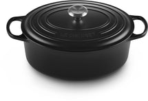 Le Creuset Casserole Signature - Oval - Matte Black - ø 31 cm / 6.3 liters