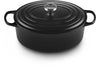 Le Creuset Casserole Signature - Oval - Matte Black - ø 31 cm / 6.3 liters