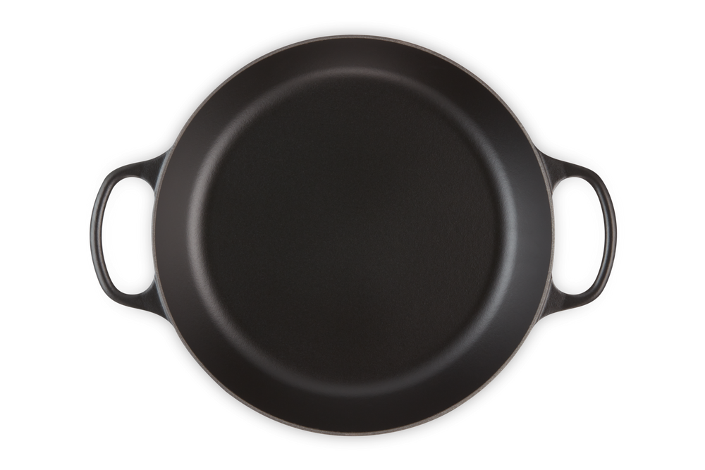 Le Creuset Casserole Signature - Campagnard - Matte Black - ø 30 cm / 3.5 liter