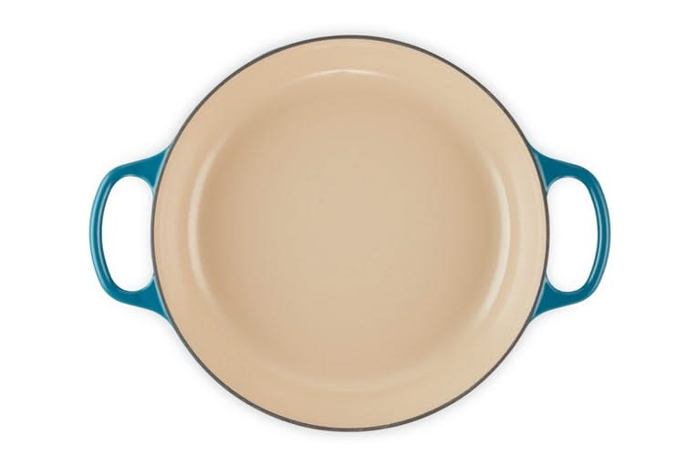 Le Creuset Casserole Signature - Campagnard - Deap Teal - ø 30 cm / 3.5 liter