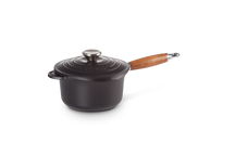 Le Creuset sauce pan with lid - Tradition - Matte Black - ø 18 cm / 1.8 liters