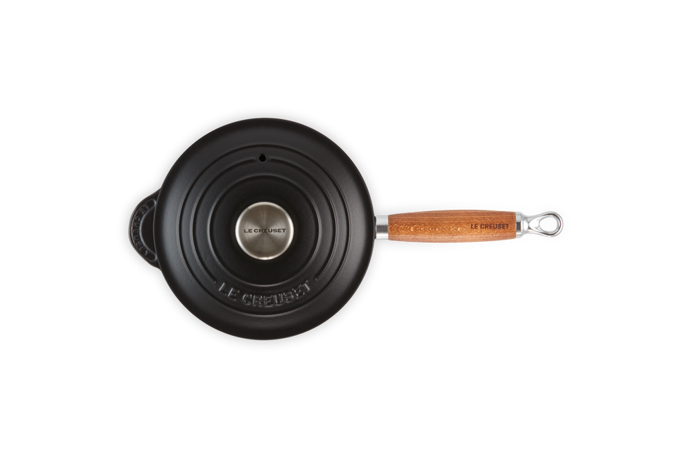 Le Creuset sauce pan with lid - Tradition - Matte Black - ø 18 cm / 1.8 liters