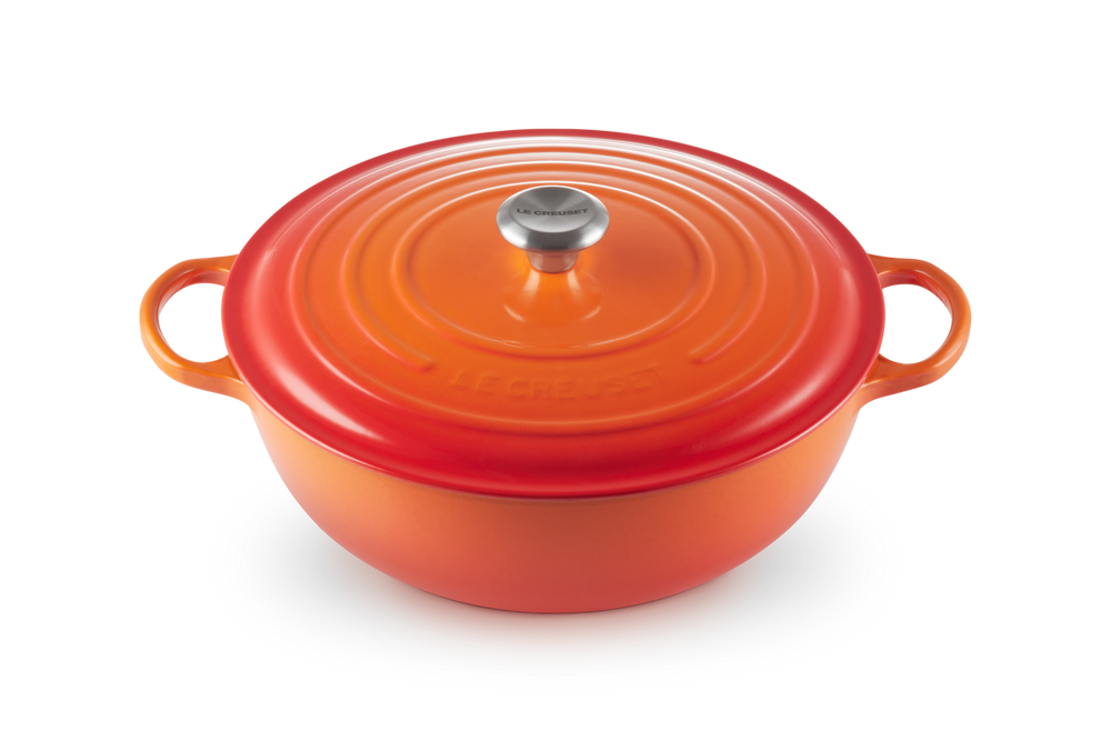 Le Creuset Casserole Signature - Marmite - Orange red - ø 32 cm / 7 liters