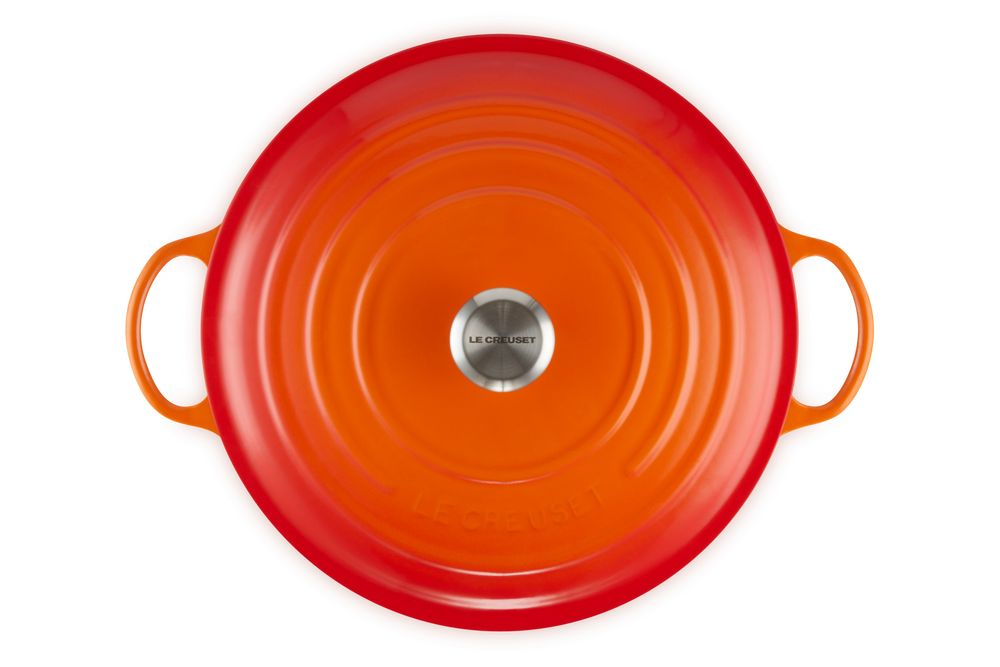 Le Creuset Casserole Signature - Marmite - Orange red - ø 32 cm / 7 liters