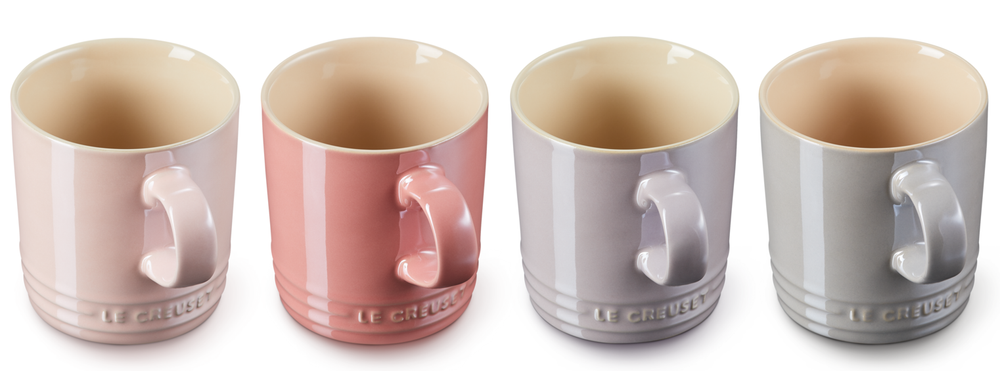 Le Creuset Mugs - Metallic Pastel - 350 ml - 4 pieces.