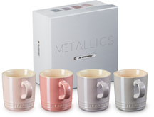 Le Creuset Mugs - Metallic Pastel - 350 ml - 4 pieces.