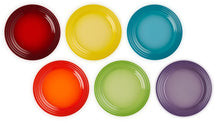 Le Creuset breakfast plate / Dessert plate - Rainbow - ø 22 cm - 6 pieces