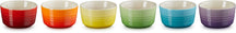 Le Creuset Ramekins - Rainbow - ø 8 cm / 100 ml - 6 pieces