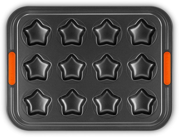 Le Creuset bake form Patiliss - for 12 star cakes - 40 x 30 cm