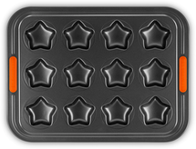 Le Creuset bake form Patiliss - for 12 star cakes - 40 x 30 cm