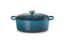 Le Creuset Casserole Signature - Oval - Deap Teal - ø 29 cm / 4.7 liters