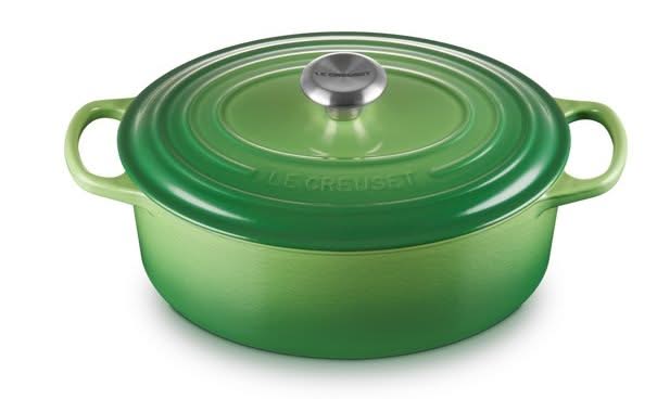 Le Creuset Casserole Signature - Oval - Bamboo - ø 29 cm / 4.7 liters