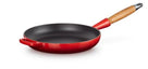 Le Creuset Frying pan Signature - Cherry red - ø 24 cm / 1.6 liter - enameled non-stick coating