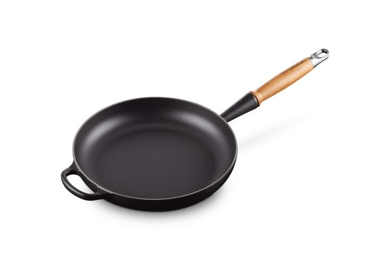 Le Creuset Frying pan Signature - Matte Black - ø 26 cm / 2 liters - enameled non-stick coating