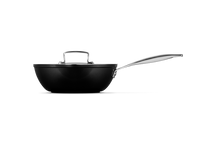 Le Creuset Wok pan with pouring spouts + Lid - Les Forgées TNS - ø 24 cm / 2.8 liters - standard non-stick coating