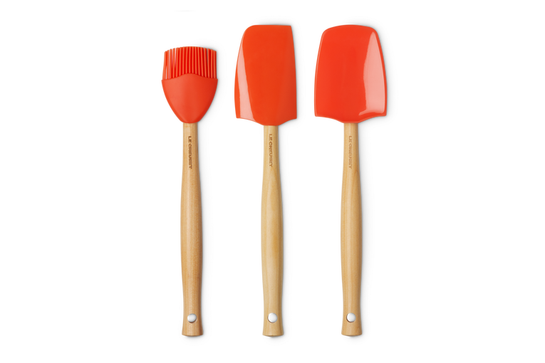 Le Creuset Spatula set - 3 pieces - Premium - Orange Red