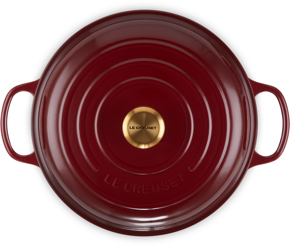 Le Creuset Casserole Signature - Campagnard - Garnet - 30 cm / 3.5 liters