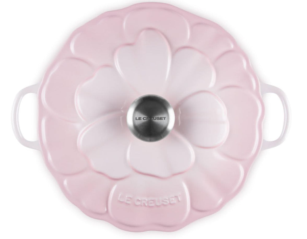 Le Creuset Casserole Signature - Campagnard Blossom - Shell Pink - ø 26 cm / 2.2 liters