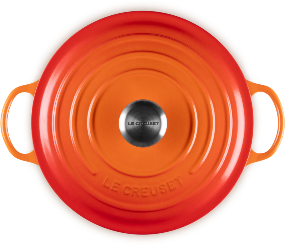 Le Creuset Casserole Signature - Marmite - Orange Red - ø 26 cm / 4.1 liter