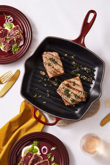 Le Creuset Grill pan Signature - Garnet - 26 x 26 cm - enameled non-stick coating