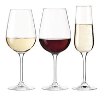 Leonardo Wine Glasses Tivoli - Set 18-Piece - White and Red Wine Glasses & Champagne Glasses