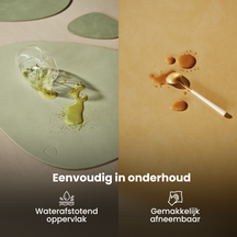 LIND DNA Placemats Nupo - Leather - Black - 45 x 35 cm - 2 pieces