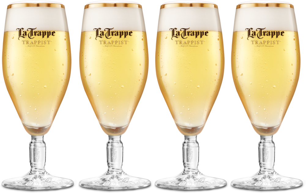 La Trappe Beer glass White Trappist - 300 ml - 4 pieces