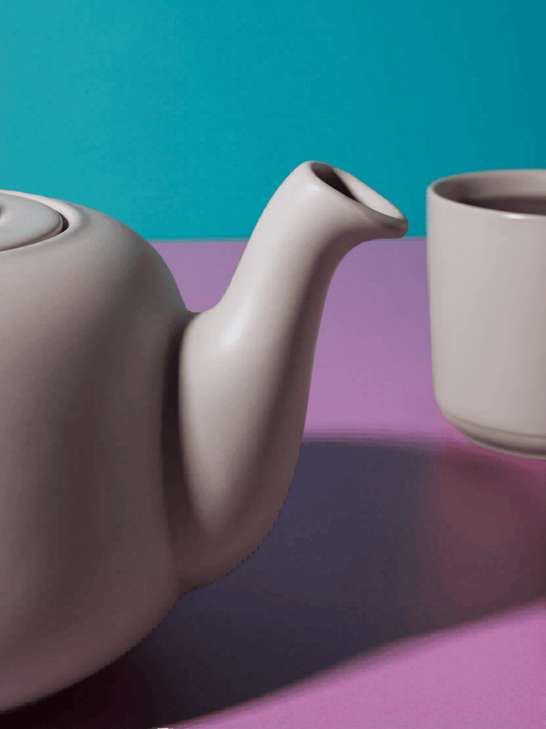 La Cafetiere Teapot Classic Latte - Earthenware - 600 ml