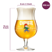 La Chouffe Beer Glasses 250 ml - 2 pieces