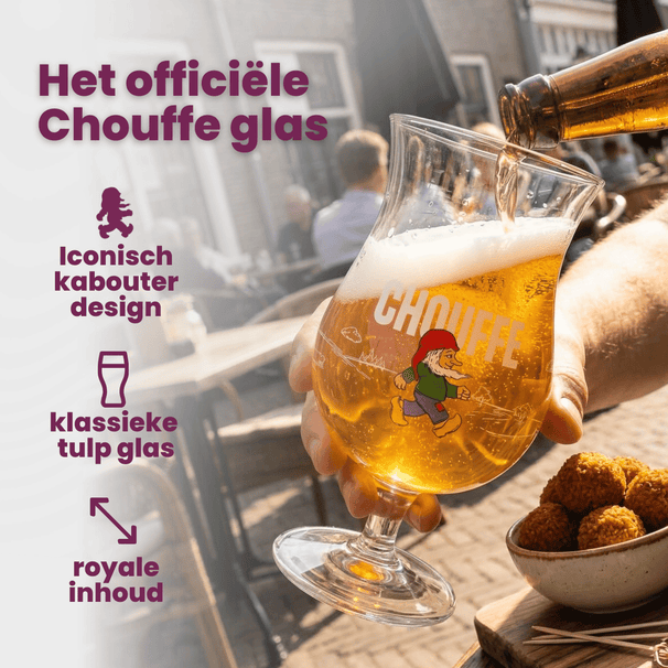 La Chouffe Beer glass - 330 ml - 2 pieces