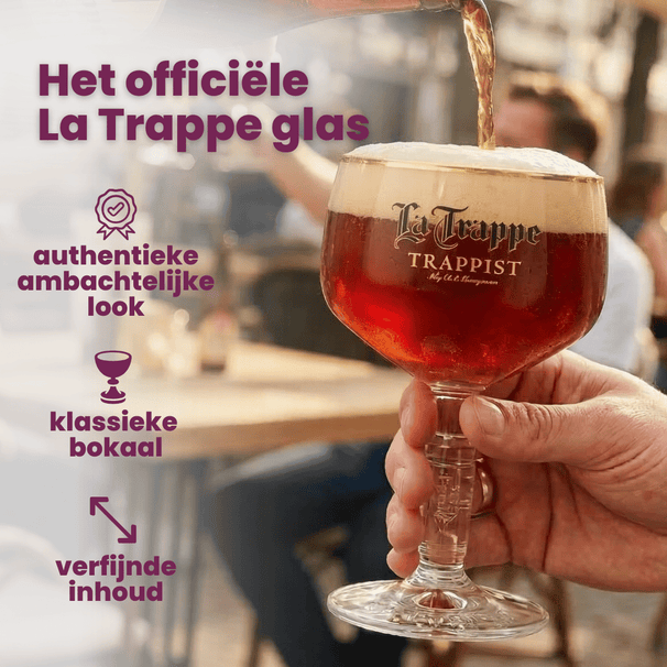 La Trappe Beer Glass 250 ml - 2 pieces