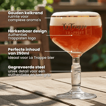 La Trappe Beer Glass 250 ml - 2 pieces