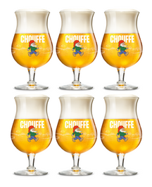 La Chouffe Beer glasses - 250 ml - 6 pieces